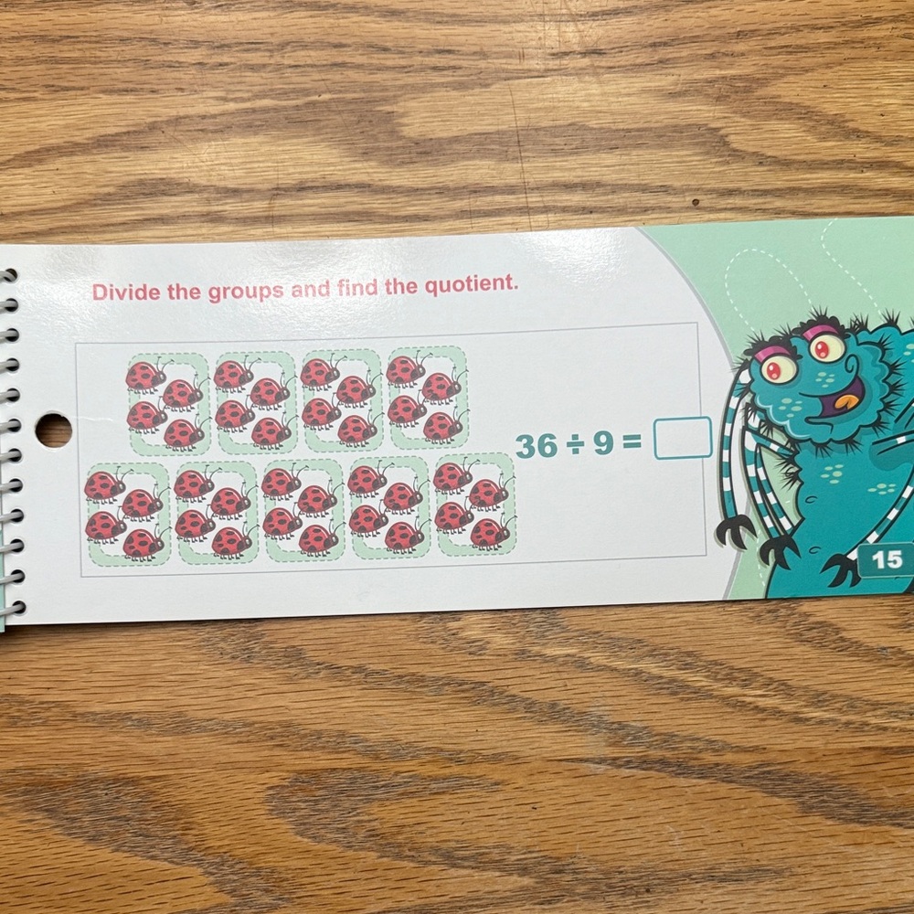 Math Learning Wipe Clean Book Set - Add, Subtract, Multiply & Divide - Picture 12 of 13